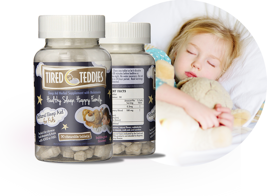 Tired Teddies non-habit melatonin sleep aid for kids